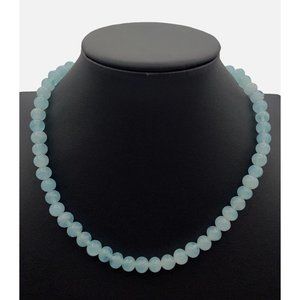 Lia Sophia Kiam Family Strand Light Blue Glass Bead — 16"